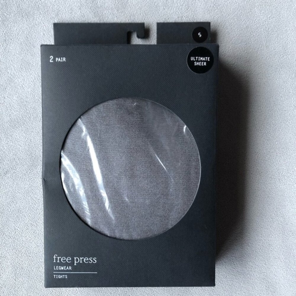 Free Press ~ Ultimate Sheer Black ~ Size Small ~ 2 Pair ~ Brand New